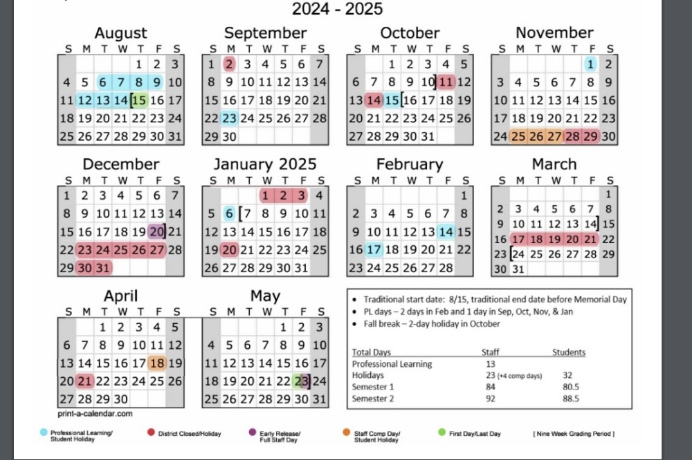 Georgetown University Academic Calendar 2024